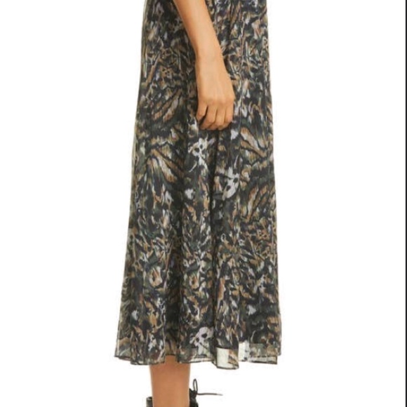 BA&SH Paris Print Maxi skirt - Picture 3 of 4